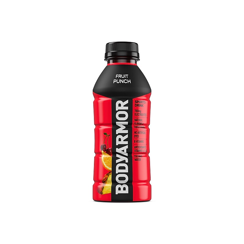 BodyArmor SuperDrink Fruit Punch Sports Drink, 16 oz. Bottles, 12/Pack (100006-1.4) image 1