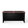 VersaDesk 60"W Downview Computer Desk, Cherry/Black (DV6030-BC)~#|#~30ACA008-5780-4678-BA784B5D738F70F3_sc7