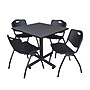 Regency 36-inch Square Laminate Table with Zeng Stacker Chairs, Black (TKB3636GY47BK)~#|#~30B0F334-972C-4B84-867456DF1FAA2601_sc7