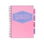 Pukka Pad Pastels 5-Subject Notebooks, 7" x 10", Ruled, 100 Sheets, Assorted Colors, 3/Pack (3032-PST)~#|#~30B2A27C-8450-4C18-974EE885728B27CE_sc7