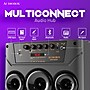 Audiobox Wireless Bluetooth Party Speaker with Dual 8-In. Woofers, Lights, Wireless Mics, WaveSync & Remote, Black (ABX-8080R)~#|#~30b61938-6608-4722-9728577aea57d5c1_sc7