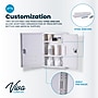 Viva Comfort Medium Double Door Medicine Locking Secure Storage Medical Cabinet, 0.3 cu. ft., White (ADIME999-02-WHI-MK)~#|#~30B770ED-44B5-4AE7-B64A87037A2A5CA6_sc7