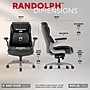 STAPLES Randolph Ergonomic Bonded Leather Executive Big & Tall Chair, 400 lb. Capacity, Black~#|#~30BA0D85-7BD1-47FA-A25EC831FBAE2989_sc7