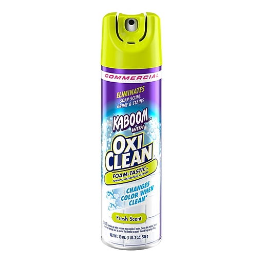 Kaboom OxiClean Foamtastic Bathroom Cleaner, Fresh Scent, 19 oz