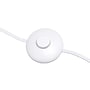 Simple Designs Farmhouse Fusion 55.91" Iron Floor Lamp with Round Shade, White (LF2019-WHT)~#|#~30BDDDEE-A256-4AFE-969139E105FA0043_sc7