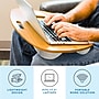 LapGear 22.4" x 15.4" x 2.8" Bamboo Lap Desk, Natural (91687)~#|#~30C5E70B-BCA7-49C7-A223DBA7BF922D0C_sc7