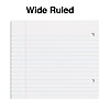 Staples 3-Subject Notebook, 8" x 10.5", Wide Ruled, 120 Sheets, Assorted Colors, 3/Pack (ST11669C)~#|#~30C69F0D-D332-4EB2-9F169C72F58C3113_sc7