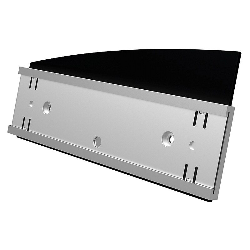 Deflect-O Nameplates Holder, Silver and Black Plastic, Each (89105) image 1