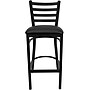 Flash Furniture Metal Back Vinyl Restaurant Barstool, Black (XUDG697BBARBKV)~#|#~30CB064C-55DA-45C2-873CE00FF6D30DBF_sc7