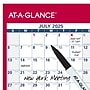 2025-2026 AT-A-GLANCE 48" x 32" Academic Yearly Wet-Erase Wall Calendar, Reversible, White/Red (PM36AP-28-26)~#|#~30D01AF7-EF00-43B2-A6A6F9D413553E89_sc7