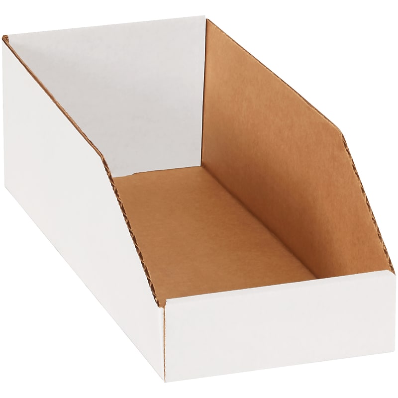 Staples® Open Top Bin Boxes, 15"L x 6"W x 4-1/2"H image 1