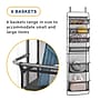 Whitmor 6-Shelf Over-the-Door Organizer, 66.92" x 17.71" x 7.87", Gray (5855-15514)~#|#~30D27329-B4AB-4B3E-8FC7677A29C82BCD_sc7