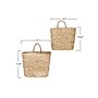 Storied Home Handwoven Seagrass Wall Mount Baskets with Handles, Natural, 2/Set (DF1954)~#|#~30D2DDB1-3055-442B-B6A52E4DC8295426_sc7