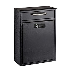 AdirOffice Steel Locking Wall Mounted Drop Box Interoffice Mailbox