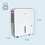 Keystone 50-Pint Portable Dehumidifier with Built-In Pump, 3-Speed, Covers up to 4500 sq. ft., White (KSTAD506PG)~#|#~30D6E41B-138E-42B9-B1F4DFEB67ACA929_sc7