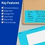 Avery Printable Rectangle Multipurpose Labels, 2" x 5", Bright Blue, 40/Pack (94241)~#|#~30D8A6F2-840C-4CCB-9C881C0CAA0ABA23_sc7