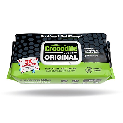 Crocodile Cloth Original Cleaning Cloths, 15