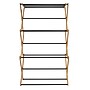 Household Essentials Bamboo Folding Clothes Drying Rack, Black (HE1200)~#|#~30DB83BC-E9E3-4950-8B9089AC45469B54_sc7