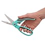 Westcott Kitchen Comfort Grip Titanium Heavy Duty General Purpose Scissors, Pointed Tip, Teal, 4/Pack (00828)~#|#~30DD3B5F-B071-4821-A2F9C6D467C776C3_sc7