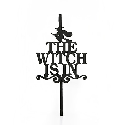 National Tree Company 18" Halloween “The Witch Is In" Wreath Hanger