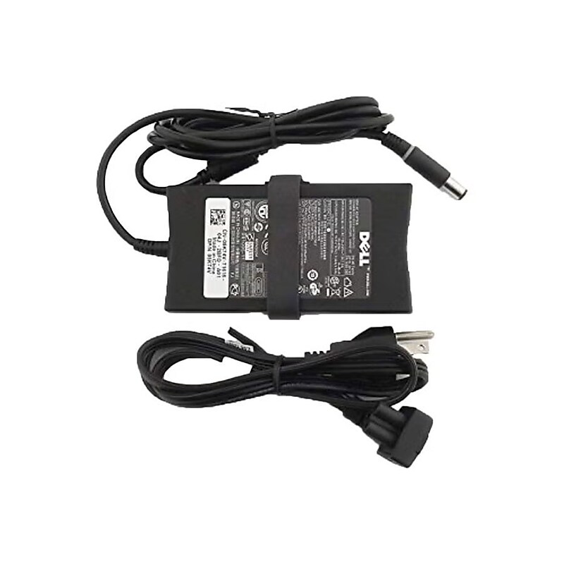 Dell Ultra Slim 65W AC Adapter for Dell Inspiron, Latitude Laptop, Black (PA-2E) image 1