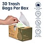 Nine Stars 3-10 Gallon Drawstring Kitchen Trash Bags, White, 30 Bags/Box (NSTB-10-30)~#|#~30E44D3E-9AC2-409C-A9F236028DEF75B7_sc7