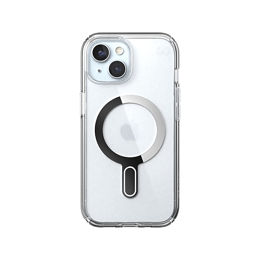 Speck Presidio Perfect-Clear MagSafe ClickLock Phone Case for