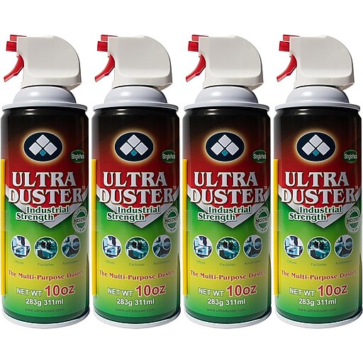 Ultra Duster Industrial Strength Compressed Air Duster Cleaner 10 oz