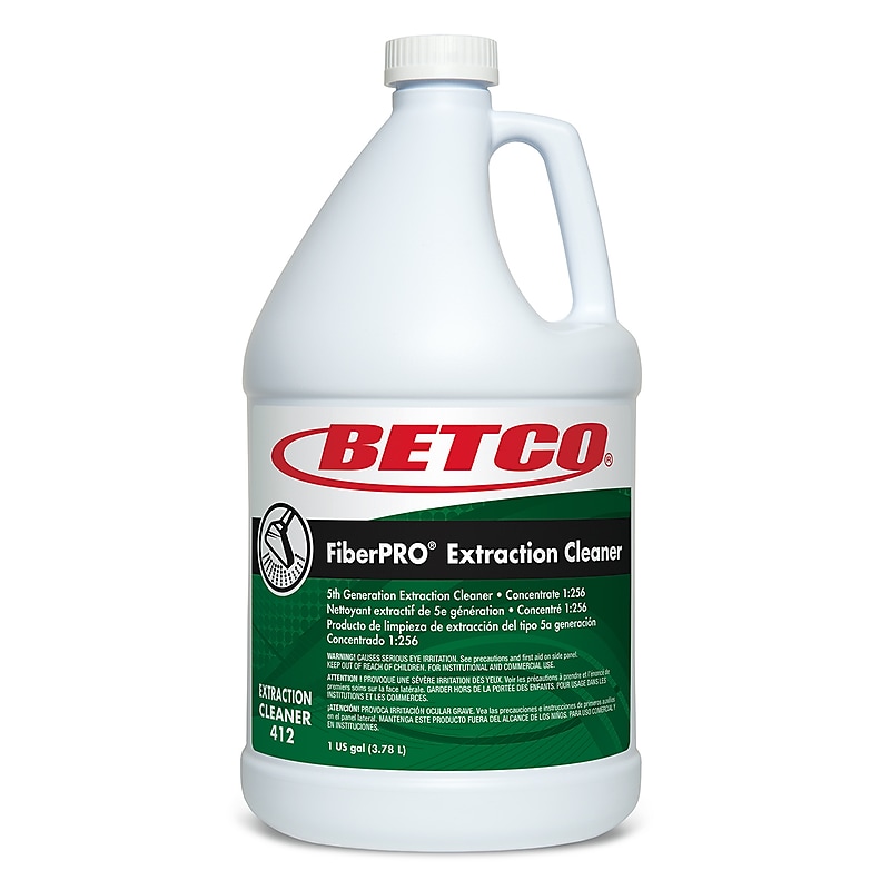 Betco FiberPRO Extraction  Carpet Cleaner, Fresh, 128 Oz., 4/Carton (BET4120400) image 1