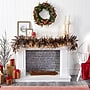 Nearly Natural Flocked Artificial Christmas Garland with Pine Cones, 6' (4461)~#|#~30EE6CB9-E892-48F0-B5BD451863650A97_sc7