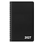 2027 Staples 3.5" x 6.38" Weekly & Monthly Planner, Faux Leather Cover, Assorted Colors (ST16270-27)~#|#~30EEBC56-4366-4C80-99E363F7059159BE_sc7