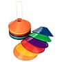 Champion Sports Plastic Saucer Field Cone Set, Assorted Colors, 48/Set (CHSSCXSET)~#|#~30EFE803-5E5B-49C1-904DC3C45FB0B831_sc7