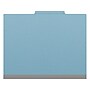 Medical Arts Press Pressboard Classification Folder, 2-Dividers, 2" Expansion, Letter Size, Blue, 10/Box (DV-T42-26-3BLU-PKT)~#|#~30F3775C-CB91-422C-A7446B81A73777B2_sc7