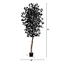 Nearly Natural Artificial Halloween Black Ficus Tree, 6' (T5137)~#|#~30F81F4A-0B50-4DA9-96ED5FDDACCD275D_sc7