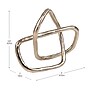 Mind Reader Geometric Infinity Sculpture, Metal, Gold (SQUIG-SIL)~#|#~30FA07C2-EF39-4CB1-ADD289650C944A7F_sc7