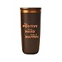 Baudville Cosmic Copper Stay Positive & Work Hard Coffee Tumbler, Brown/Copper, 16 Oz. (93548)~#|#~30FA8F92-8D24-4192-AD00F3FFBF20853F_sc7
