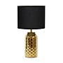 Simple Designs Whimsical Wave 13.4" LED Table Lamp, Gold Base/Black Shade (LT2123-GLD)~#|#~30FE2CD8-DAE7-40A5-B19F6EF44FBE9FDD_sc7