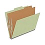 Medical Arts Press Pressboard Classification Folder, 2-Dividers, 2" Expansion, Letter Size, Peridot Green, 10/Box ~#|#~31053BF4-5491-41A9-99742A4DD3F0FCFF_sc7