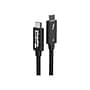 Plugable 6.56' USB C Power Cable, Black (TBT4-40G2M)~#|#~3107D153-0577-46AB-ABFAE7C11A92D58D_sc7