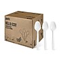 Perk™ Eco Compostable PLA Spoon, Medium-Weight, White, 300/Pack (PK56203)~#|#~310886CE-7D2B-4BE9-BBD6ACB3A75B7453_sc7