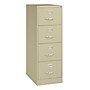 Hirsh Commercial 4-Drawer Vertical File Cabinet, Legal Size, Lockable, 52"H x 18"W x 26.5"D, Putty (14106)~#|#~310A0F54-4DAC-4117-A1E0468F5A5097CF_sc7
