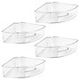 iDesign Lazy Susan Wedge Plastic Organizers, Clear (27743M4)~#|#~310A18A7-5B6B-4079-92158911975ADDC2_sc7