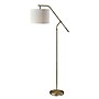 Simplee Adesso Milo 60" Antique Brass Floor Lamp with Off-White Drum Shade (SL9503-21)~#|#~310B50C0-76A2-4A7B-BE21572D4E32CDD0_sc7