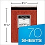 Ampad Gold Fibre Retro Writing Pad, 8.5" x 11.75", Wide Ruled, White, 70 Sheets/Pad (20-008R)~#|#~310E0C85-09F2-41E1-92A4384800FEB792_sc7