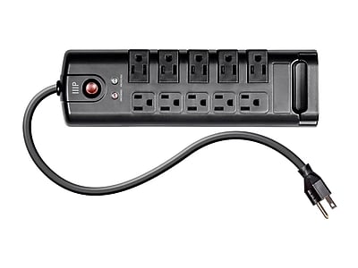 Monoprice Rotating 10‑Outlet Surge Protector, 8 ft Cord, 2880 J (15875) Sansujyuku sansujyuku.com