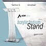 AdirOffice 47" Podium Lectern, Clear (661-02-PKG)~#|#~3115C1C3-0A38-4844-B173C61A03E13F10_sc7