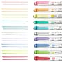 Zebra Mildliner Twin Tip Highlighters, Bullet/Chisel Tip, Complete Assorted, 10/Pack (78101)~#|#~3117260B-E46C-416C-B9DF53BB0CFBBBDF_sc7