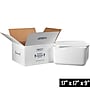 17" x 17" x 9" Insulated Shipping Containers, 200# Mullen Rated, White (250C)~#|#~31198C01-B863-456A-9F03AD3CC3B4A80C_sc7