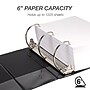 Samsill Titan Heavy Duty 6" View Binder, D-Ring, Made in USA, Black (SAM16420)~#|#~311E61A8-AD8C-4E90-BD47C2753EE94483_sc7