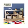Flash Furniture Bright Beginnings 5-Section Modular Storage Unit, 24.5"H x 47.25"W x 11.75"D, Brown (MK-KE23957-GG)~#|#~3121A2AE-2418-467B-898C0A93C2E0590E_sc7